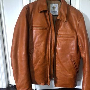 Taylor Stitch Golden Bear Leather Jacket - Medium